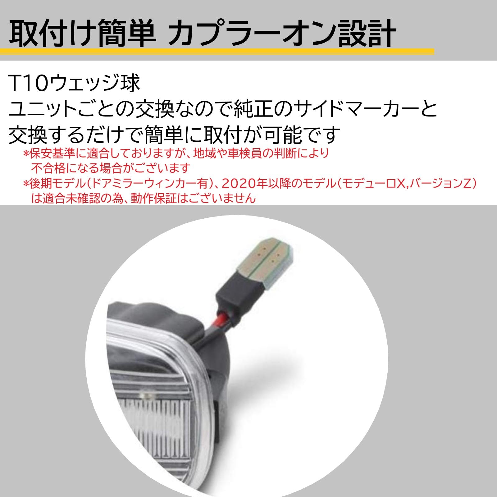 Amazon | S660 JW5 前期＆中期 LED サイドマーカー クリアレンズ